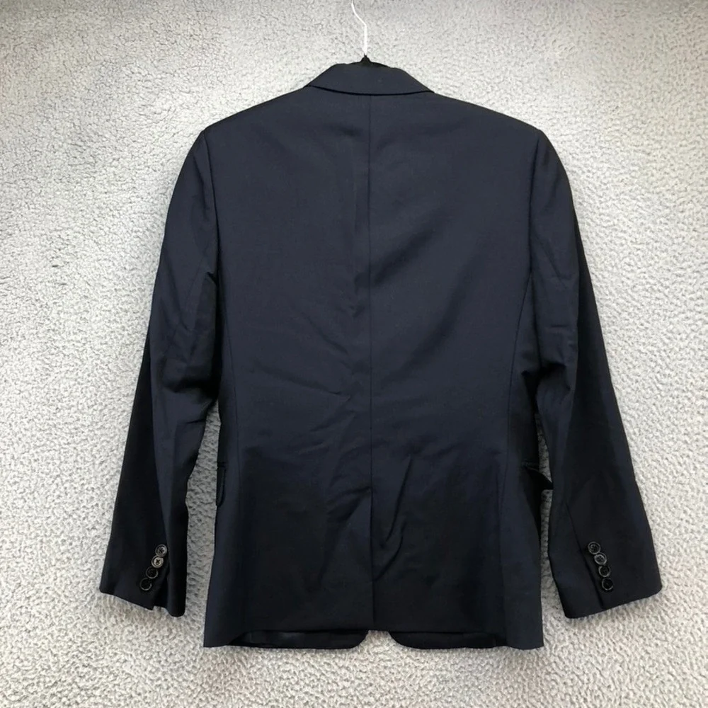 Dior Suit Mens 44R Navy Blue Virgin Wool Mohair 2-Piece Made in Italy Business